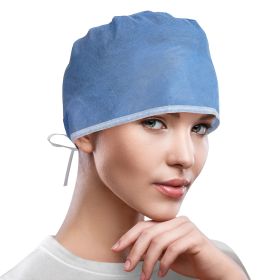 Blue Disposable Surgical Cap
