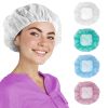 Surgical Bouffant Caps Disposable 21 Inch. 100 Pack White Polypropylene Disposable Hair Covers Medical. Breathable Disposable Caps Medical with Elasti