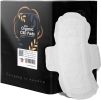 Cotton Period Pads for Women 9.5", Pack of 15 Organic Pads with Wings, Unscented Feminine Pads, Individually Packaged Maxi Pads with Wings