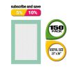 Pack of 150 Green Underpads 23 x 36 Disposable Backsheet Pads Incontinence Care for Men Women Unisex Sanitary Hygiene Effective Leak Protection for Be