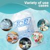 Pack of 500 Printed Metallocene Ice Bags 10 lb