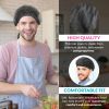 Disposable Mob Cap 21. Black Bouffant Hair Nets Pack of 1000, Breathable Disposable Hair Covers for Nurses, Non-Woven Disposable Hair Caps for Nurses