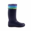 Biggdesign Rain Boots for Women, Evil Eye Design, Waterproof, Rain