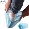 300 Pack of Disposable Shoe Covers. Blue Shoe Protectors Industrial Grade Shoe Covering. One Size Recyclable Boot Covers. Non-Slip Overshoes Disposabl
