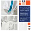 Hospital Disposable Gowns with Sleeves X-Large Size, Microporous PPE Medical Isolation Gowns Disposable 25 Pack