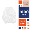 White Disposable Hood Caps One Size. Pack of 1000 Disposable Bouffant Hoods. 18 GSM Polypropylene Disposable Hoods with Elastic Band. Well-Ventilated