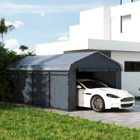 12' x 20' Carport (Option: Dark Gray-1670x480x190 mm)