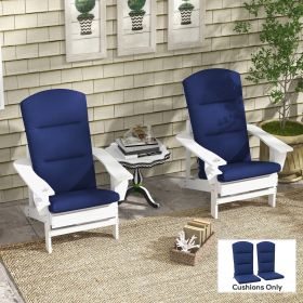 Outdoor Chair Cushions for Adirondack Chair (Option: Blue-870x260x540 mm)
