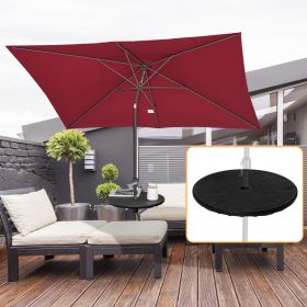 20" Umbrella Table Tray (Option: Black-510x510x80 mm)