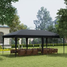 10' x 20' Pop Up Canopy Tent (Option: Black-1190x360x230 mm)
