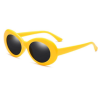 fidSunglasses Retro Oval Goggle,vintage Clout Sunglasses Unisex Retro Oval Clout Goggles Sunglasses