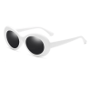 fidSunglasses Retro Oval Goggle,vintage Clout Sunglasses Unisex Retro Oval Clout Goggles Sunglasses