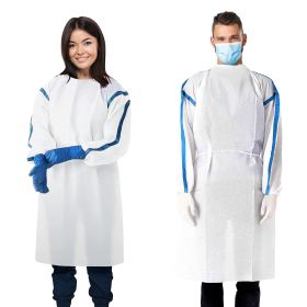 Disposable Isolation Gown (Color: White)