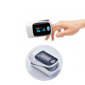 Fingertip Pulse Oximeter And Blood Oxygen Saturation Monitor With LED Display (Color: gray)