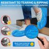 Blue Disposable Shoe Covers for Indoors